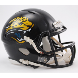 Jacksonville Jaguars 1995 to 2012 Riddell Mini Speed Throwback Helmet