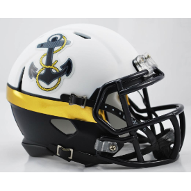 Navy Midshipmen NCAA Mini Speed Football Helmet <B>Anchor</B>