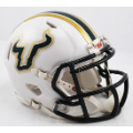Helmets, Mini Helmets: South Florida Bulls NCAA Mini Speed Football Helmet <i>White</i>