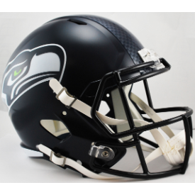 Seattle Seahawks Speed Replica Football Helmet <B>Matte Navy</B>