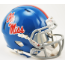 Mississippi (Ole Miss) Rebels NCAA Mini Speed Football Helmet <i>Powder Blue</i>