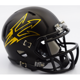 Arizona State Sun Devils NCAA Mini Speed Football Helmet <i>Satin Black</i>