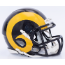 St Louis Rams 1981 to 1999 Riddell Mini Speed Throwback Helmet