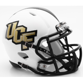 Central Florida Golden Knights NCAA Mini Speed Football Helmet <i>Matte White</i>