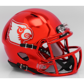 Louisville Cardinals NCAA Mini Chrome Speed Football Helmet <B>Chrome</B>