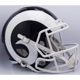 Los Angeles Rams Speed Replica Football Helmet <I>White Horns</I>