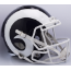 Los Angeles Rams Speed Replica Football Helmet <I>White Horns</I>
