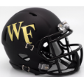 Helmets, Mini Helmets: Wake Forest Demon Deacons NCAA Mini Speed Football Helmet <i>Matte Black</i...