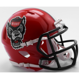 North Carolina State Wolfpack NCAA Mini Speed Football Helmet <i>2018 Red Tuffy</i>
