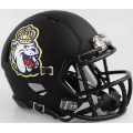 Helmets, Mini Helmets: James Madison Dukes NCAA Mini Speed Football Helmet <i>Matte Black</i>