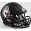James Madison Dukes NCAA Mini Speed Football Helmet <i>Matte Black</i>