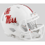 Mississippi (Ole Miss) Rebels NCAA Mini Speed Football Helmet <i>Gloss White</i>