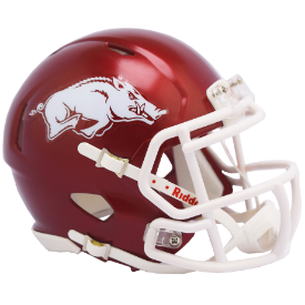 Arkansas Razorbacks NCAA Mini Speed Football Helmet