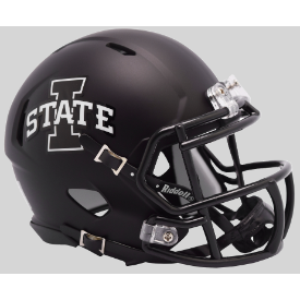 Iowa State Cyclones NCAA Mini Speed Football Helmet <i>Satin Black</i>