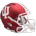 Helmets, Full Size Helmet: Indiana Hoosiers Speed Football Helmet <i>Anodized Crimson</i>
