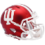 Indiana Hoosiers NCAA Mini Speed Football Helmet <i>Anodized Crimson</i>