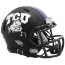 TCU Horned Frogs NCAA Mini Speed Football Helmet <i>Matte Black</i>