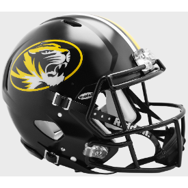 Missouri Tigers Speed Football Helmet <i>Anodized Black</i>