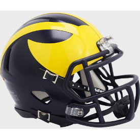 Michigan Wolverines NCAA Mini Speed Football Helmet