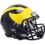 Michigan Wolverines NCAA Mini Speed Football Helmet