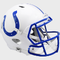 Helmets, Full Size Helmet: Indianapolis Colts 1995 to 2003 Speed Replica Throwback Helmet