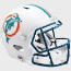 Miami Dolphins 1980 to 1996 Speed Replica Throwback Helmet