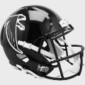 Helmets, Full Size Helmet: Atlanta Falcons 1990 to 2002 Speed Replica Throwback Helmet