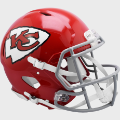 Helmets, Full Size Helmet: Kansas City Chiefs 1963 to 1973 Speed Throwback Football Helmet
