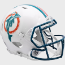 Miami Dolphins 1980 to 1996 Speed Throwback Football Helmet