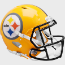 Pittsburgh Steelers Gold Speed Throwback Football Helmet