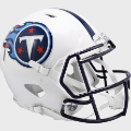 Helmets, Full Size Helmet: Tennessee Titans 1999 to 2017 Speed Throwback Football Helmet