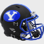Brigham Young Cougars NCAA Mini Speed Football Helmet <i>Matte Black</i>