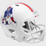 New England Patriots 1982 to 1989 Speed Replica Throwback Helmet
