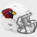 Helmets, Mini Helmets: Arizona Cardinals 1960 to 2004 Riddell Mini Speed Throwback Helmet