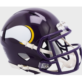 Minnesota Vikings 1983 to 2001 Riddell Mini Speed Throwback Helmet