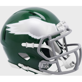 Philadelphia Eagles 1974 to 1995 Riddell Mini Speed Throwback Helmet