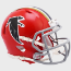 Atlanta Falcons 1966 to 1969 Riddell Mini Speed Throwback Helmet
