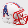 Helmets, Mini Helmets: Houston Oilers 1981 to 1998 Riddell Mini Speed Throwback Helmet