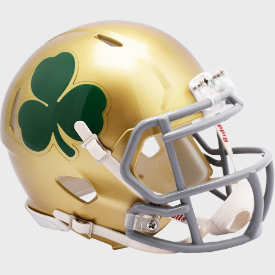 Notre Dame Fighting Irish NCAA Mini Speed Football Helmet <i>Shamrock</i>
