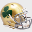 Notre Dame Fighting Irish NCAA Mini Speed Football Helmet <i>Shamrock</i>