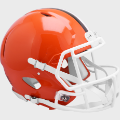 Helmets, Full Size Helmet: Cleveland Browns 1975 to 2005 Speed Throwback Football Helmet