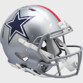 Helmets, Full Size Helmet: Dallas Cowboys 1976 Speed Throwback Football Helmet