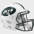 Helmets, Full Size Helmet: New York Jets 1998 to 2018 Speed Throwback Football Helmet