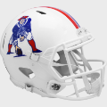 Helmets, Full Size Helmet: New England Patriots 1982 to 1989 Speed Throwback Football Helmet