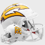 Arizona State Sun Devils Speed Replica Football Helmet <i>White Metallic</i>