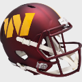 Helmets, Full Size Helmet: Washington Commanders Speed Replica Football Helmet <B>Anodized Maroon SALE...