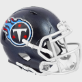 Helmets, Mini Helmets: Tennessee Titans 2018 to 2025 Riddell Mini Speed Throwback Helmet