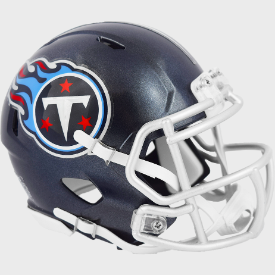 Tennessee Titans 2018 to 2025 Riddell Mini Speed Throwback Helmet