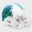Tulane Green Wave NCAA Mini Speed Football Helmet <i>Angry Wave</i>
