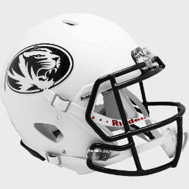 Missouri Tigers Speed Football Helmet <i>Matte White</i>